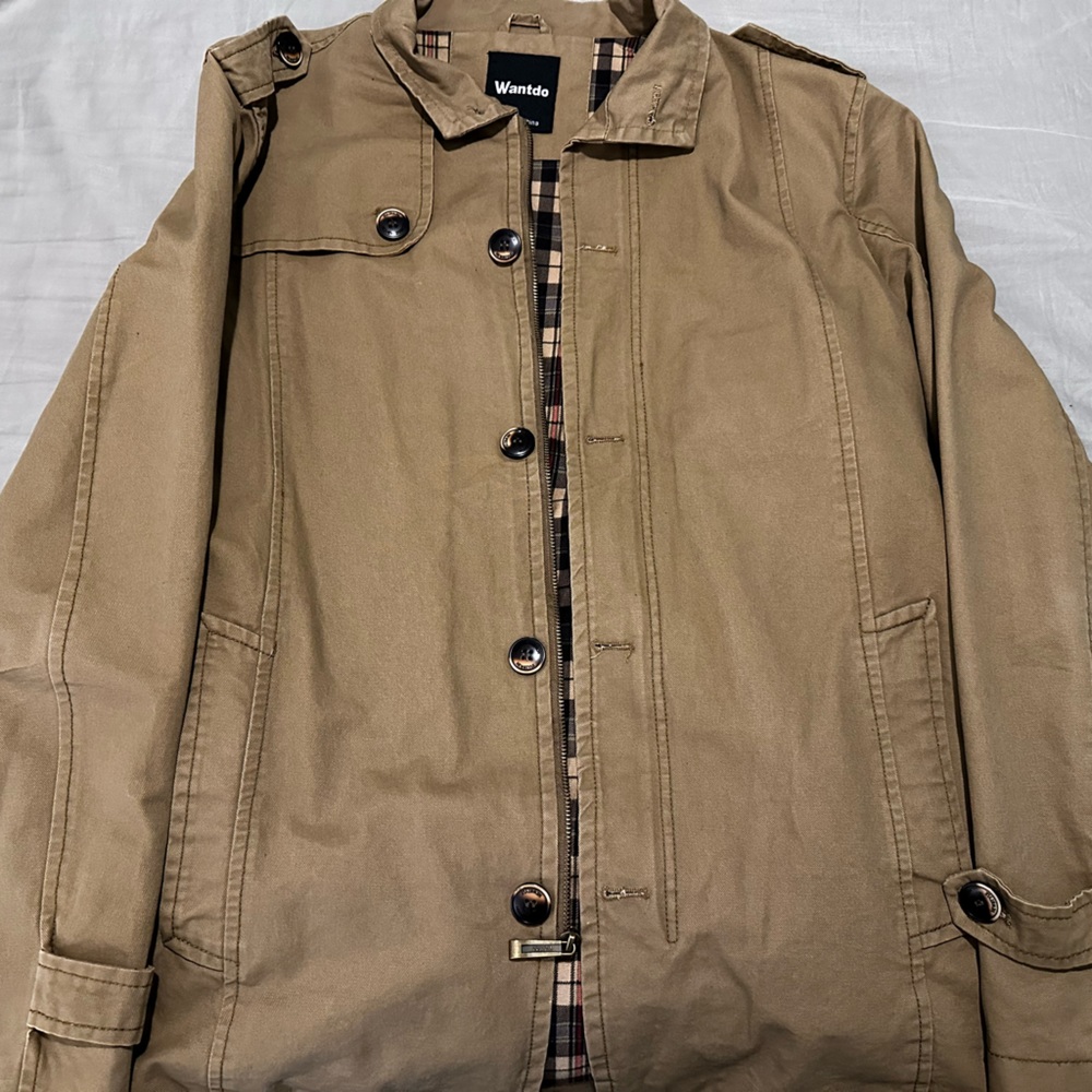 Flannel lined men’s jacket
